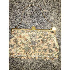 Larisa Barrera Golden Beaded Purse